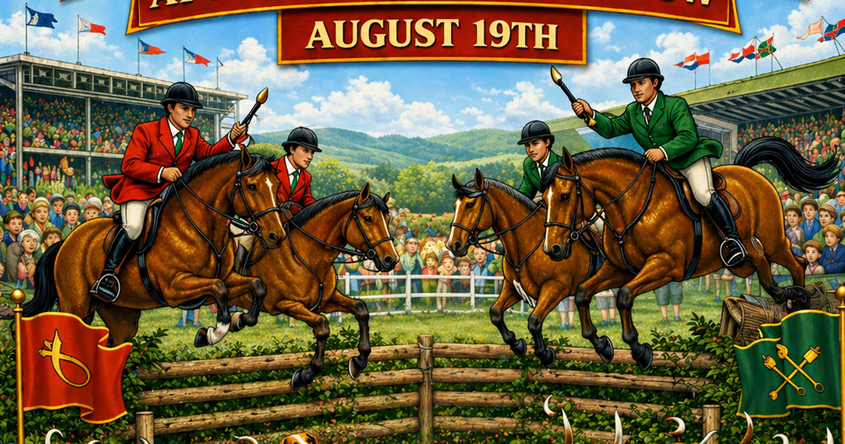 Inter Hunt Relay at Pembrokeshire County Show | Cresselly Hunt ...