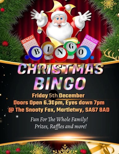 Christmas Bingo Poster